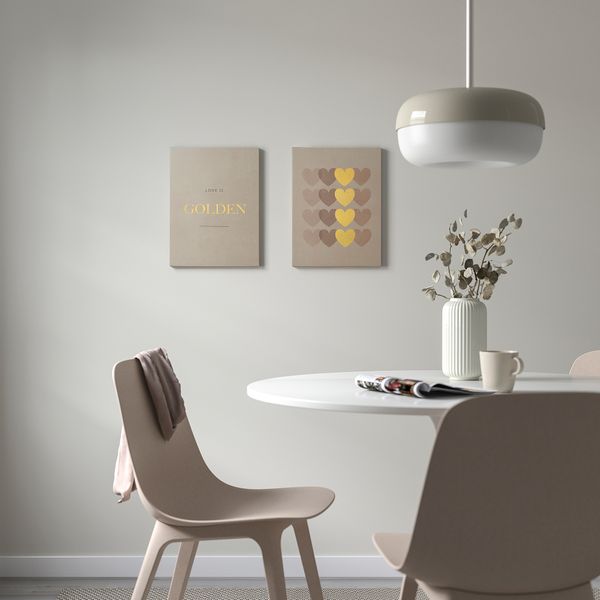 Картина, Золотая любовь, 30x40 см IKEA PJÄTTERYD ПЬЕТТЕРИД 905.713.02 - фото 3