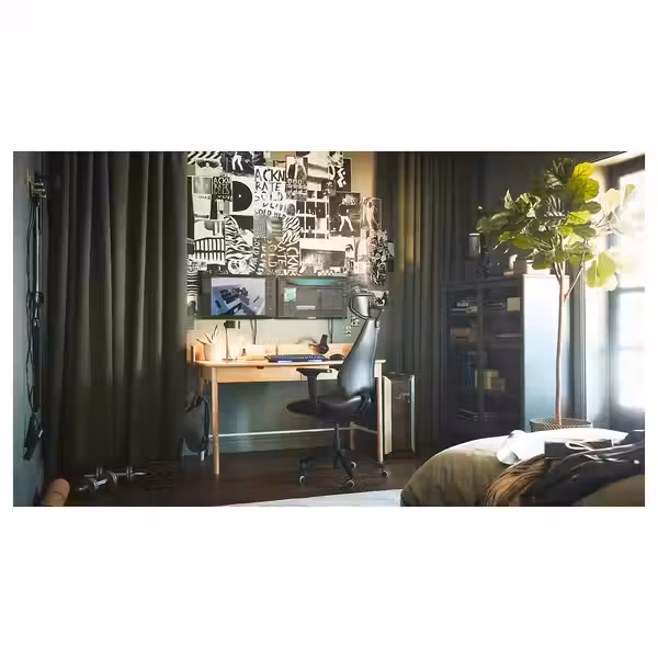 RIDSPÖ РИДСПЁ Письменный стол - дуб 140x70 см - фото 6