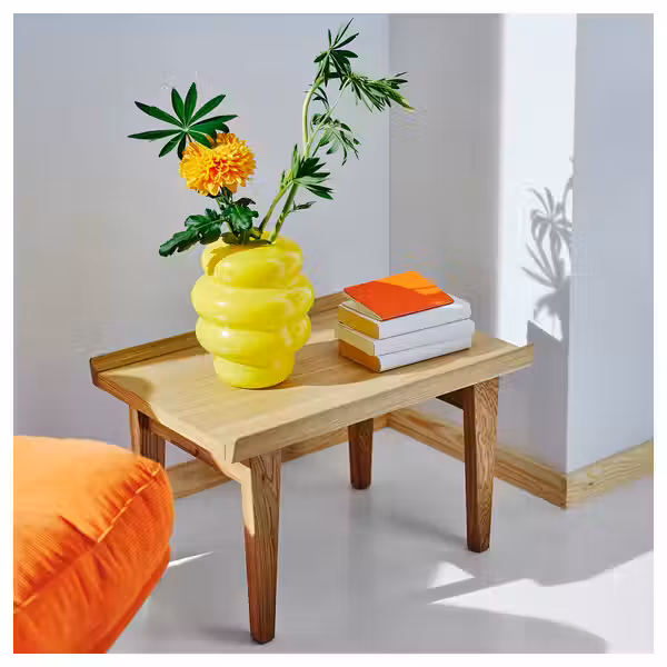 KÄLLARHALS КЭЛЛАРХАЛС Ваза - желтый 22 см - фото 2