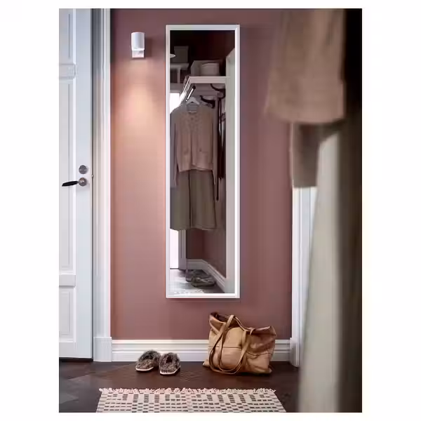 NISSEDAL Зеркало - белый 40x150 см - фото 3