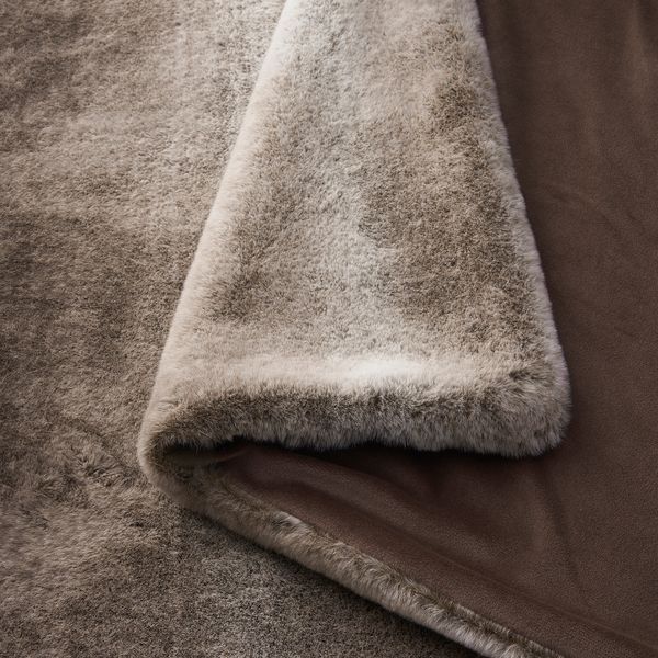 Плед, 130x170 см, коричневый IKEA BULLERSKYDD 105.666.39 - фото 5