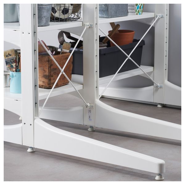 Верхняя перекладина и крестовина АЛЬГОТ, белый (40 см) - схема-чертеж с размерами