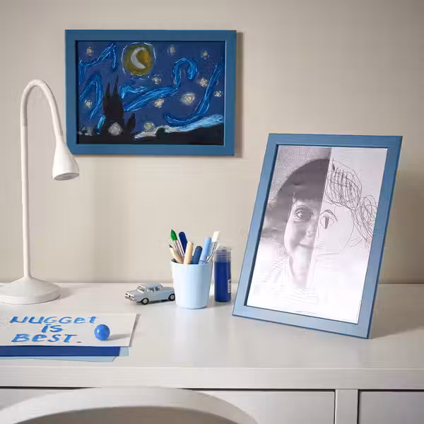 FISKBO Рама - серо-синий темный 21x30 см - фото 2