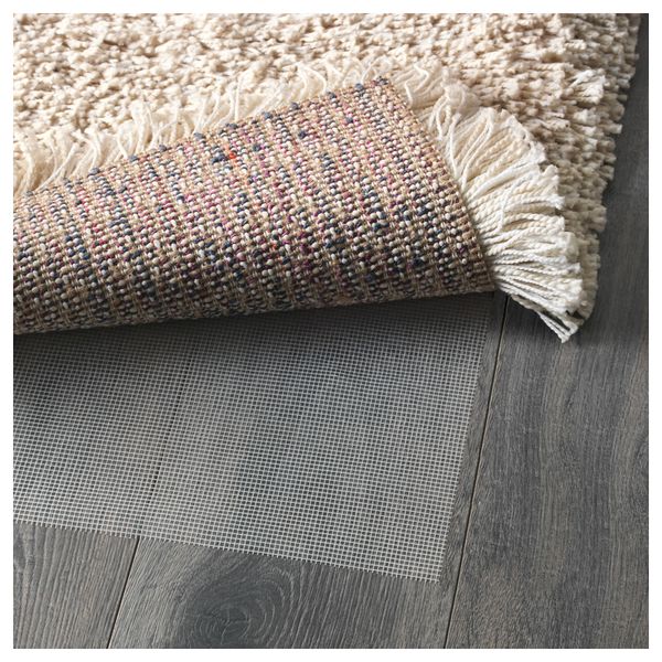 Ковер, длинный ворс ГОСЕР, белый с оттенком (133x195 см) - схема-чертеж с размерами