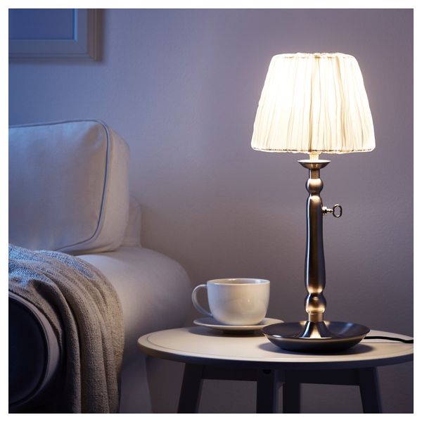 Абажур ХЕМСТА, белый - схема-чертеж с размерами