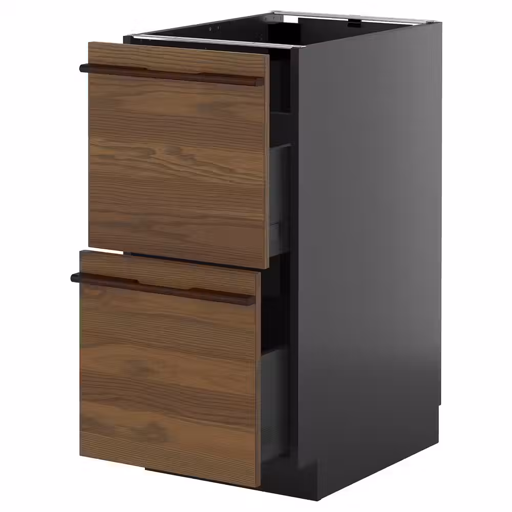 METOD / KNIVSHULT Напольный шкаф 2фасада/2выс ящика - фото 1