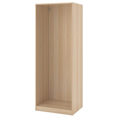 PAX Каркас гардероба - под беленый дуб 75x58x201 см