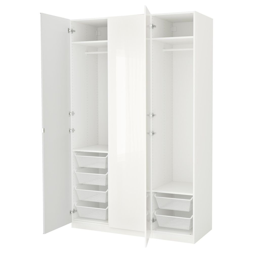 Гардероб, белый/Фардаль Викедаль 150x60x236 см IKEA PAX ПАКС 192.488.31 - фото 1