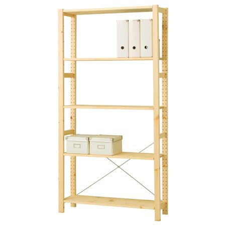 Стеллаж, сосна 89x30x179 см IKEA IVAR ИВАР 673.225.09