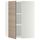 Угловой навесной шкаф с полками, 68x100 см, белый, Brokhult светло-серый IKEA METOD МЕТОД 199.185.95