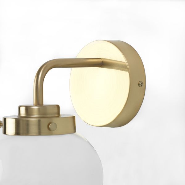 Бра, молочный стекло IKEA ÅTERSKEN ОТЕРСКЕН 004.370.68 - схема-чертеж с размерами