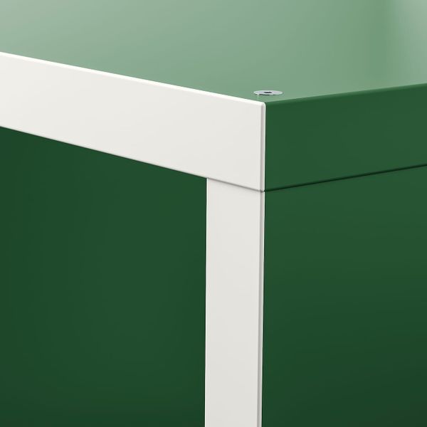 Стеллаж, белый/зеленый 77x147 см IKEA KALLAX КАЛЛАКС 004.599.08 - фото 5