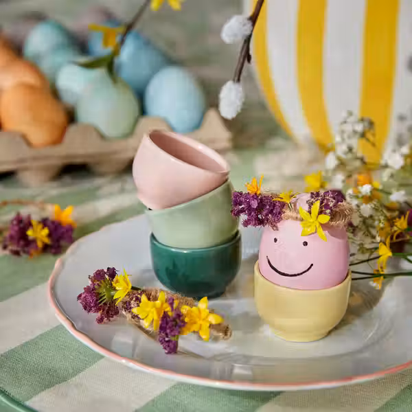 IKEA 365+ Миска/подставка д/яйца - с округлыми стенками/разные цвета 5 см - схема-чертеж с размерами