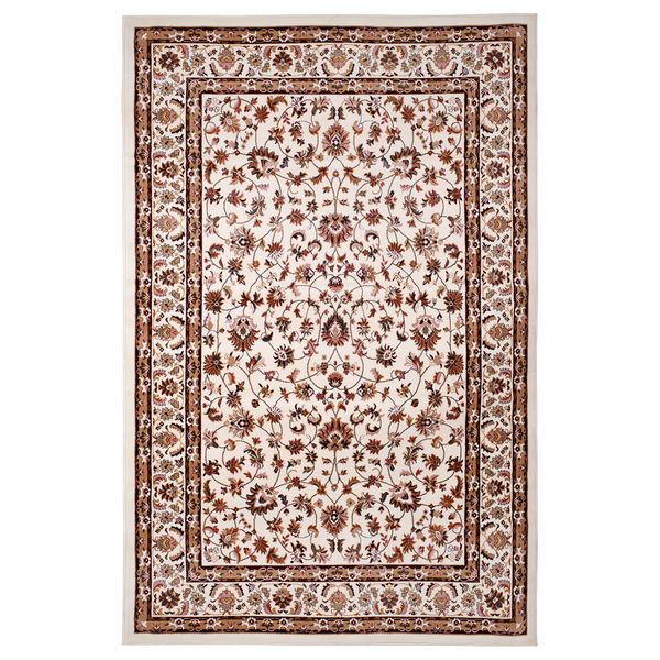 Ковер, короткий ворс ВАЛЛОБИ, бежевый, красный - фото 1