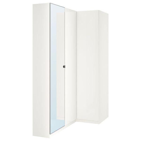 Гардероб угловой, белый, Фардаль Викедаль, 160/88x236 см IKEA ПАКС 393.038.88 - фото 1