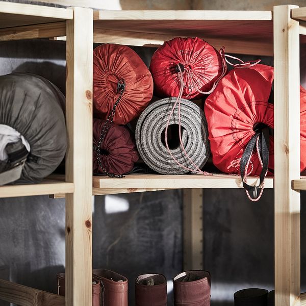 4 секции/угловой, сосна 249/164x50x179 см IKEA IVAR ИВАР 292.485.43 - фото 7