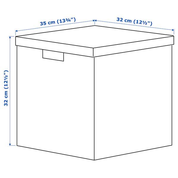 Упаковка 6 из 5 для IKEA - схема-чертеж с размерами