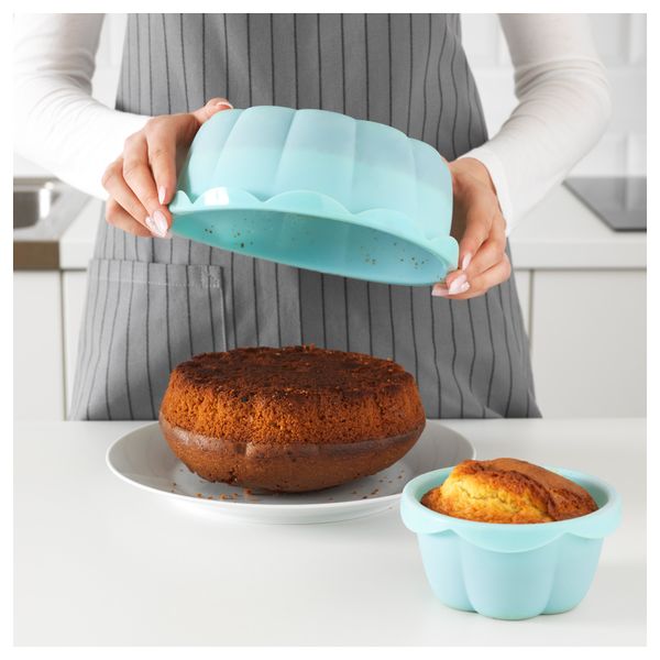 Форма для выпечки, 2 предмета СОККЕРТАКА, голубой - фото 5