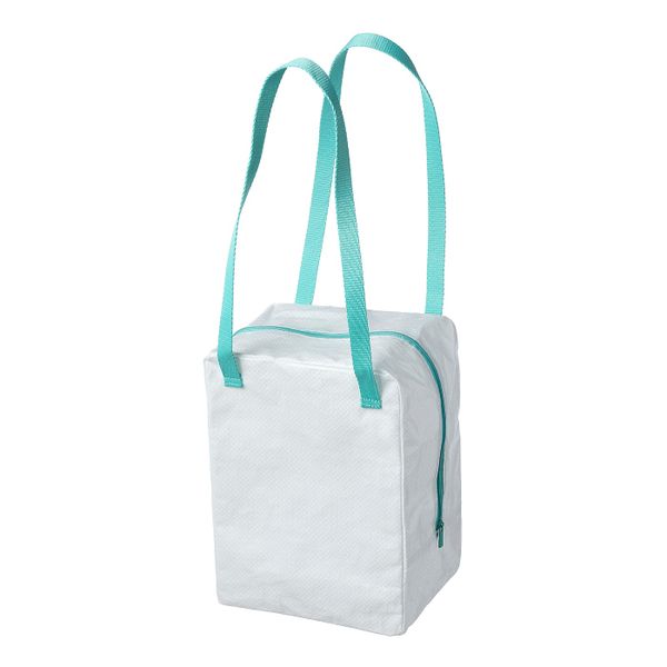 Сумка для/завтраков, белый, бирюзовый 22x17x30 см IKEA IKEA 365+ ИКЕА/365+ 004.800.28 - фото 1
