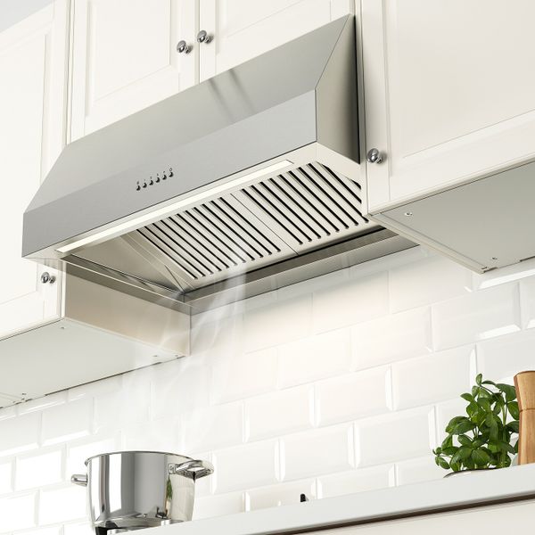 Колпак вытяжного шкафа стенного крепл, цвет нержавеющей стали IKEA UPPFRISKANDE УППФРИСКАНДЕ 903.939.70 - фото 5