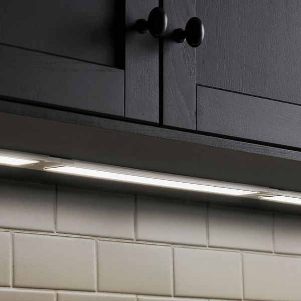 Светодиодная подсветка столешницы, белый 20 см IKEA STRÖMLINJE СТРОМЛИНЬЕ 303.556.07 - схема-чертеж с размерами