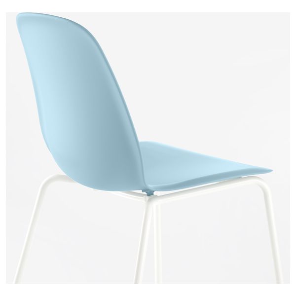 Стул ЛЕЙФ-АРНЕ, голубой, Брур-Инге белый - фото 5