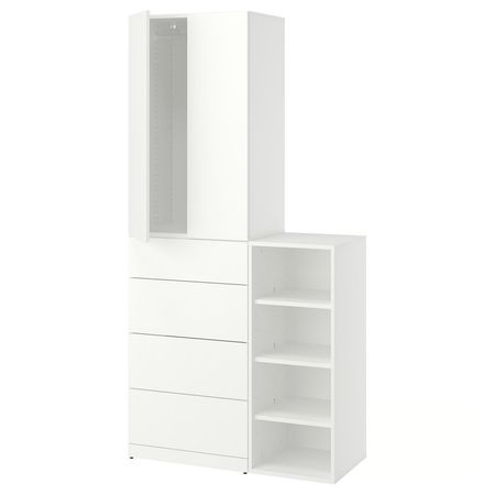 LASTARE ЛАСТАРЕ Комбинация д/хранения - белый 100x42x200 см