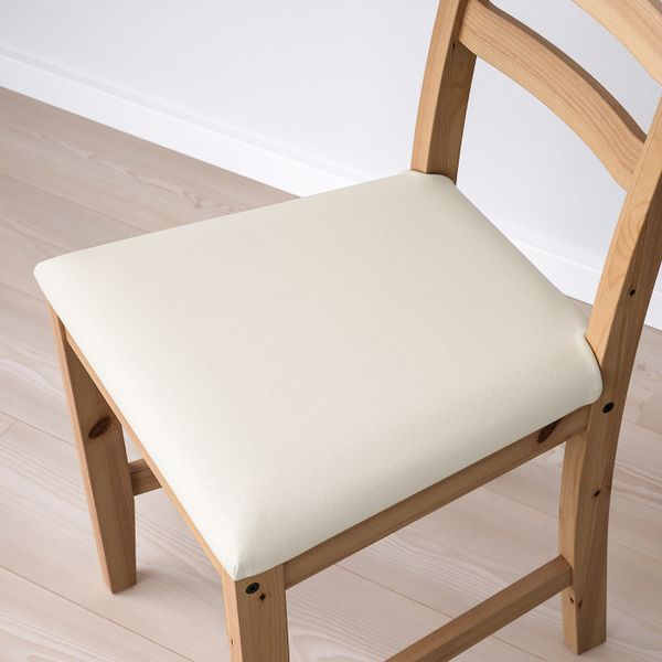 Стул, светлая морилка антик/Виттарид бежевый IKEA LERHAMN ЛЕРХАМН 303.609.20 - схема-чертеж с размерами