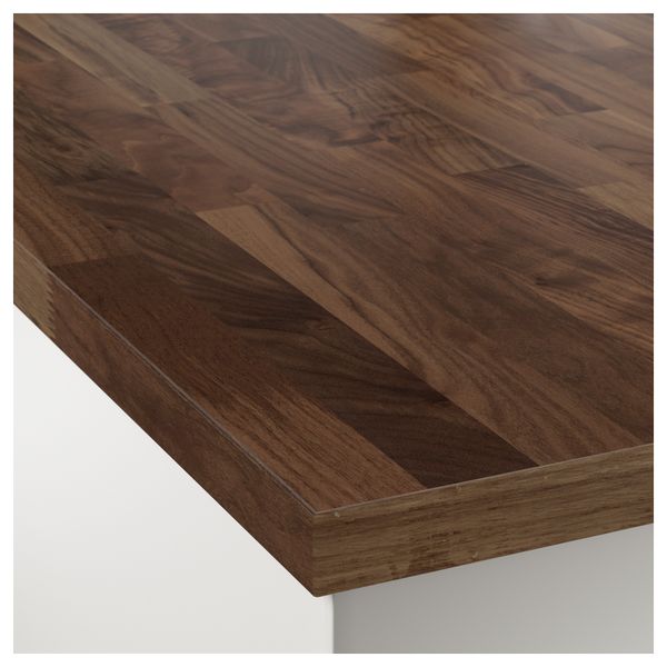 Столешница КАРЛБИ, грецкий орех - схема-чертеж с размерами