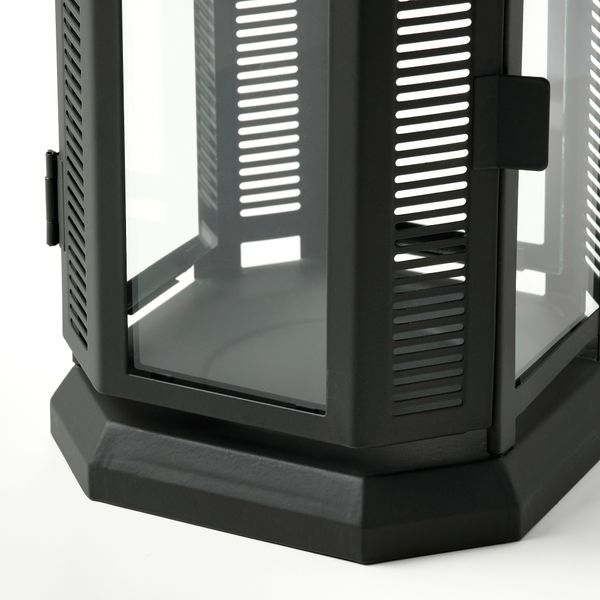 Фонарь дляформовой свечи,д/дома/улицы, 28 см, насыщенный зеленый IKEA ENRUM 905.236.55 - схема-чертеж с размерами