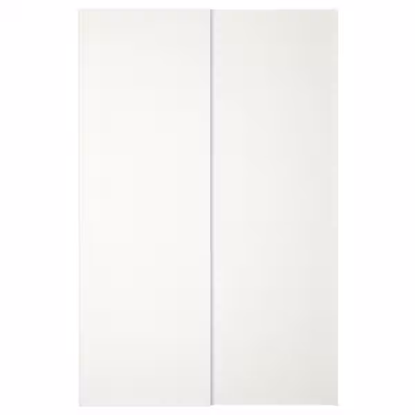 HASVIK Пара раздвижных дверей - белый 150x236 см - фото 1