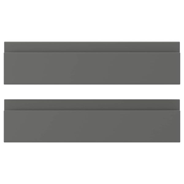 Фронтальная панель ящика, темно-серый 40x10 см IKEA VOXTORP ВОКСТОРП 704.560.20 - фото 1