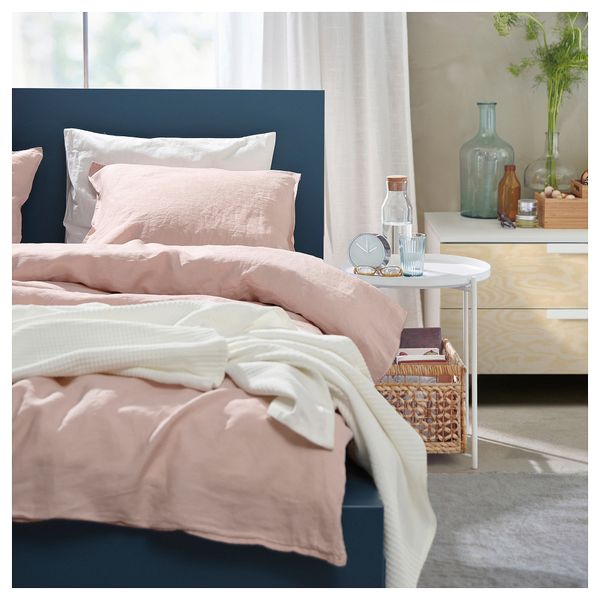 Каркас кровати + 2 кроватных ящика, синий, Lönset, 140x200 см IKEA MALM МАЛЬМ 995.599.80 - фото 8