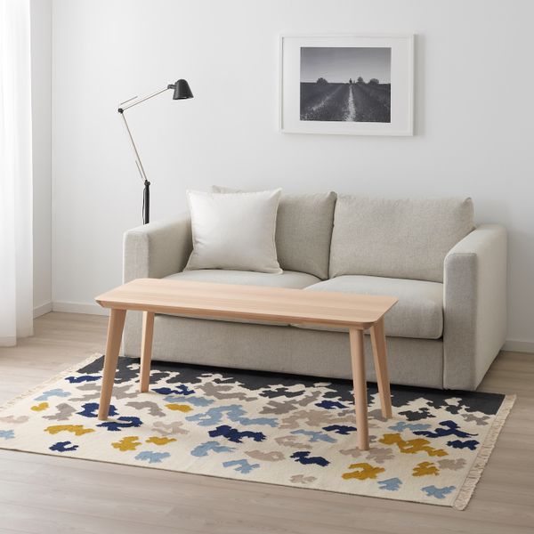 Ковер безворсовый, ручная работа/разноцветный 133x195 см IKEA VIDEBÄK ВИДЕБЭК 903.908.63 - фото 3