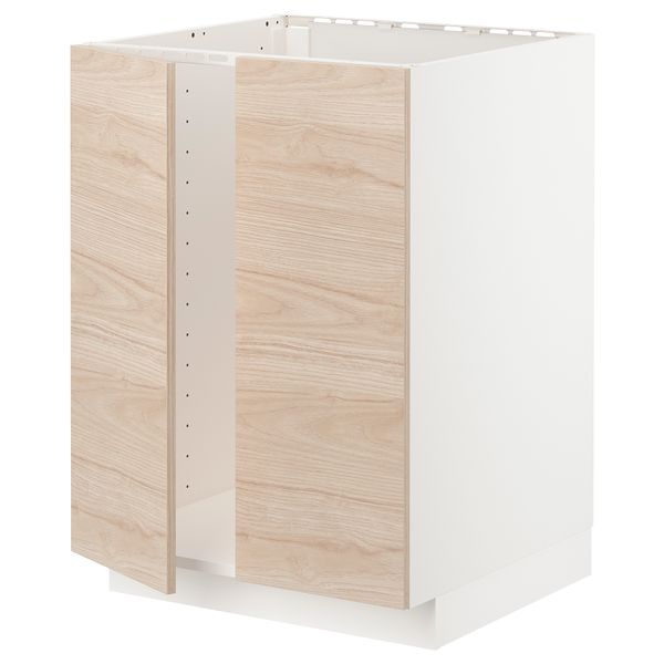 Напольный шкаф для мойки + 2 двери, 60x60 cm IKEA METOD МЕТОД 794.693.77 - фото 2