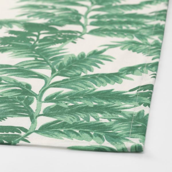 Полотенце кухонное, с рисунком зеленый, белый 50x70 см IKEA СИЛВЕРПОППЕЛ 904.541.19 - фото 2