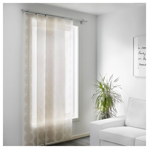 Узкая гардина ЛИЛЛЕРЭД, белый (60x300 см) - фото 2