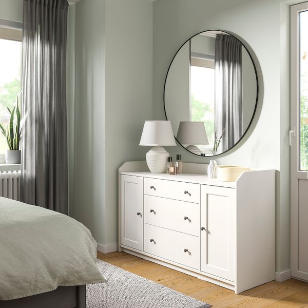 Сервант, белый 140x84 см IKEA HAUGA ХАУГА 804.072.94 - фото 2