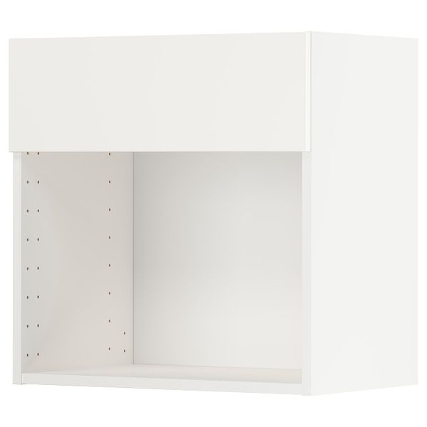 Навесной шкаф для СВЧ-печи, белый/Веддинге белый 60x60 см IKEA METOD МЕТОД 394.163.76 - схема-чертеж с размерами