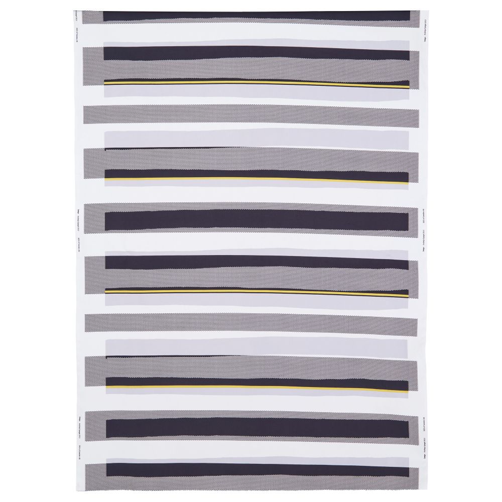 Ткань СЕБРАГРЭС, белый/черный, желтый (150 см) - схема-чертеж с размерами