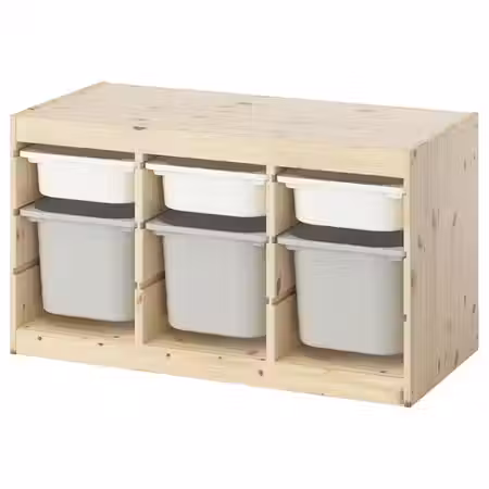 TROFAST Комбинация д/хранения+контейнеры