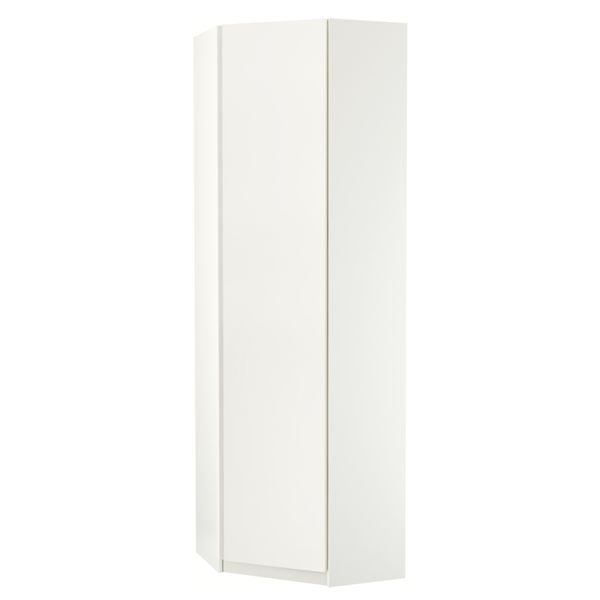 Гардероб угловой ПАКС, белый, Виканес белый - схема-чертеж с размерами