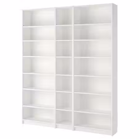 BILLY Стеллаж - белый 200x28x237 см