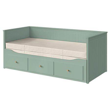 HEMNES Кушетка с 2 матрасами/3ящиками