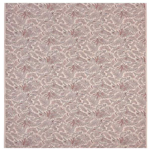 Ткань, неокрашенный темно-красный/орнамент «листья» 150 см IKEA HAKVINGE ХАКВИНГЕ 404.765.81 - фото 1