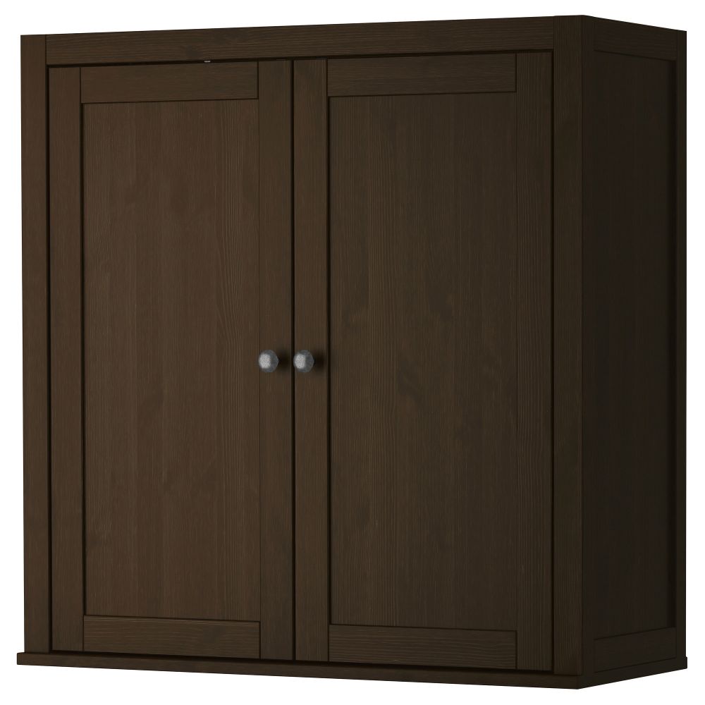 Дополнительный модуль для бюро ХЕМНЭС, черно-коричневый (89x90 см) - фото 1