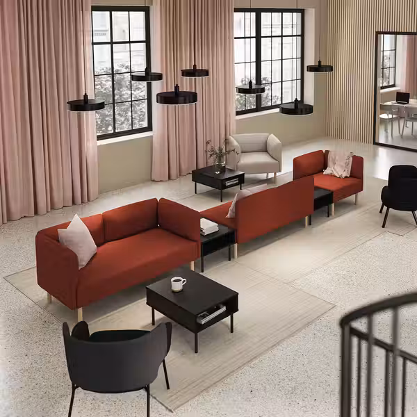 LILLEHEM 5-м модульный диван со столиком - фото 2