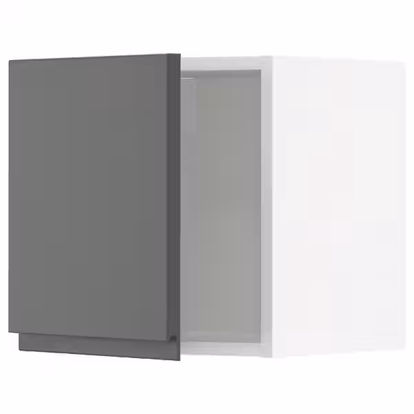 METOD Навесной шкаф - белый/Voxtorp темно-серый 40x40 см - фото 1