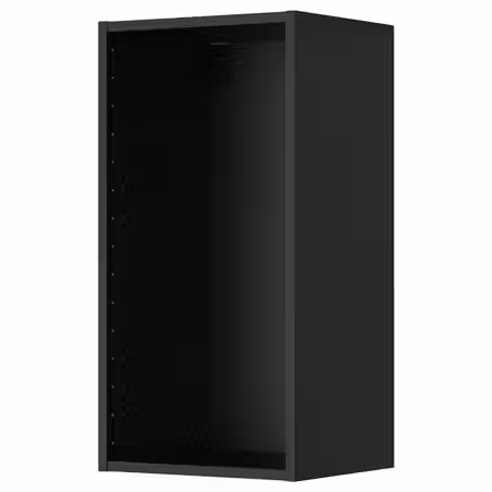 METOD Каркас навесного шкафа - черно-серый 40x37x80 см