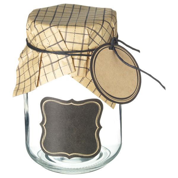 Ярлыки для банок, 14 шт. ХЭМСМАК, различные модели - схема-чертеж с размерами